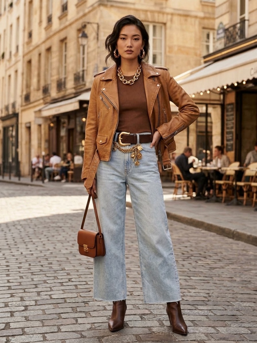 Everlane Light Blue Wide Leg Jeans